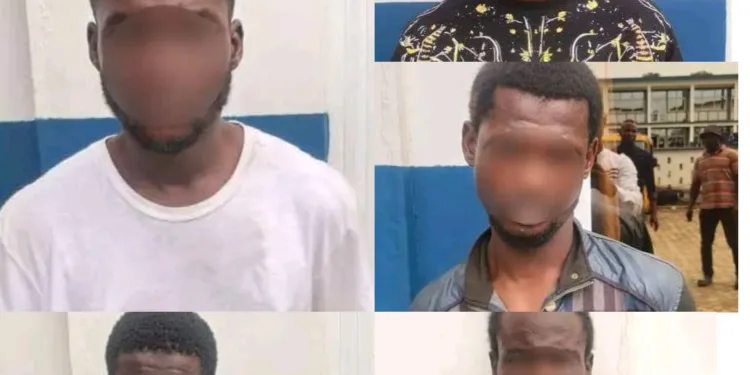 Police nab five suspects over murder and street robberies