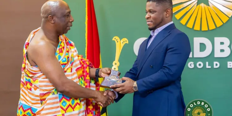 GoldBod CEO honoured with 470-year-old Suma Adinkra sword