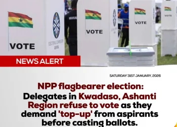 NPP flagbearer election: Delegates in Kwadaso refuse to vote over ‘top-up’ demand