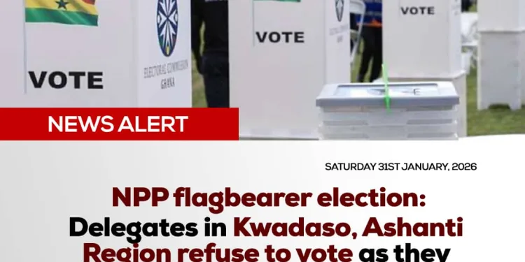 NPP flagbearer election: Delegates in Kwadaso refuse to vote over ‘top-up’ demand