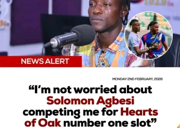 I’m not worried about competition for Heart’s goalkeeping slot – Benjamin Asare