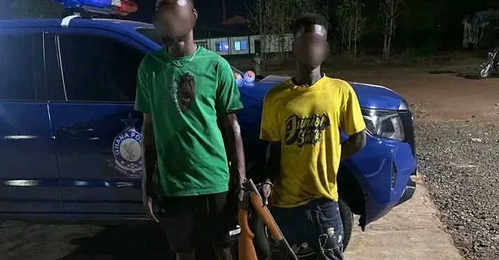 Driver and mate arrested over unlawful firearm possession