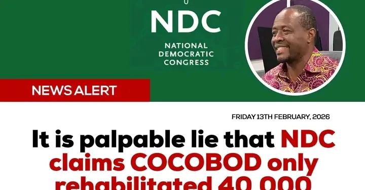 NDC claims COCOBOD rehabilitated 40,000 hectares of cocoa farms under NPP lies – Fiifi Boafo