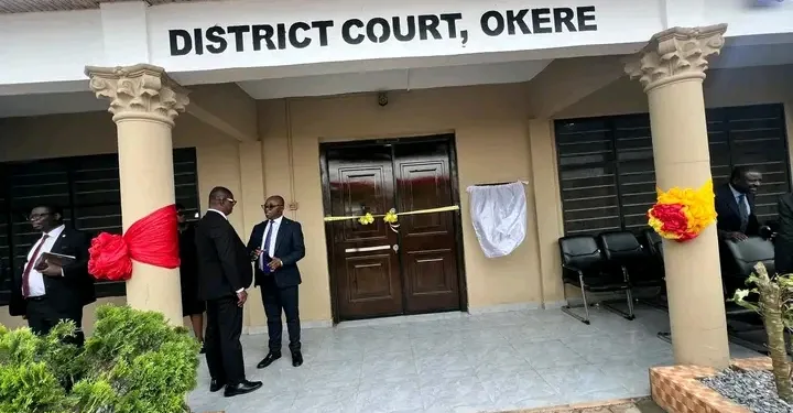 Chief Justice commissions Okere District Court in Adukrom