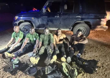 Ashanti Region: NAIMOS seizes guns and excavators in anti-galamsey operation