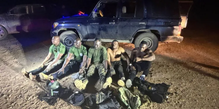 Ashanti Region: NAIMOS seizes guns and excavators in anti-galamsey operation