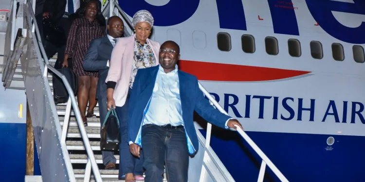 Dr. Bawumia jets off to UK days after winning NPP flagbearer race