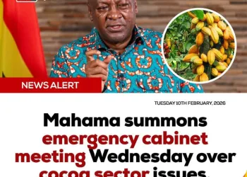 Mahama summons emergency cabinet meeting to address cocoa sector crisis