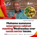 Mahama summons emergency cabinet meeting to address cocoa sector crisis