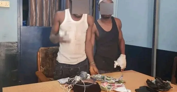 Two suspected street robbers arrested and exhibits retrieved in Accra