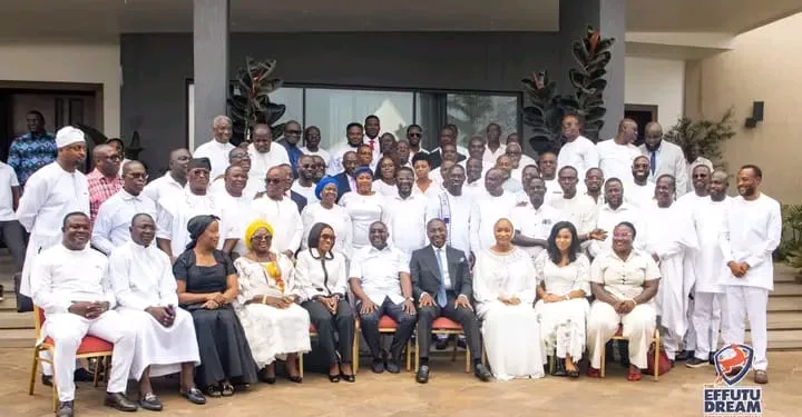 Minority MPs visit Dr. Bawumia to congratulate him on flagbearer election