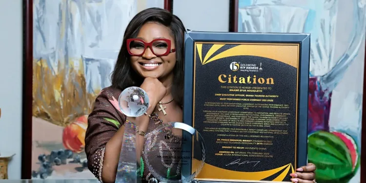 Maame Efua Houadjeto named most performed public company CEO 2025
