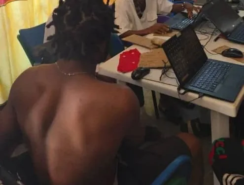 Human trafficking and cyber-fraud syndicate busted at Pokuase