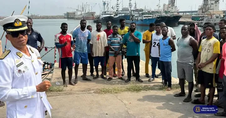 71 stranded fishermen rescued after pirate attack at Senya Bereku