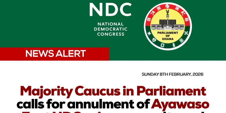 Majority Caucus calls for annulment of Ayawaso East NDC primary over vote-buying allegations