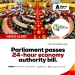 Parliament passes 24-hour economy bill