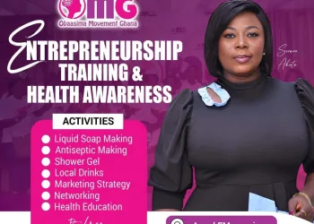 Obaasima Movement Ghana to host entrepreneurship training and health awareness programme on March 7