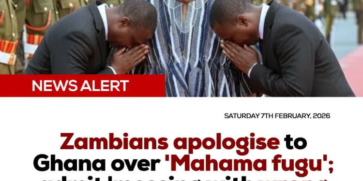 Zambians apologise to Ghana over ‘Mahama’s fugu’; admit ‘messing with wrong country’