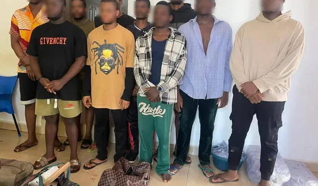 12 Nigerian nationals arrested over cybercrime and human trafficking