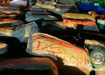 NACOC takes custody of seized narcotics from Ghana Navy
