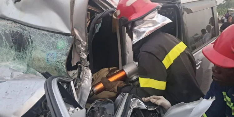 One dead in Toyota Voxy-Truck collision at Teacher Mante