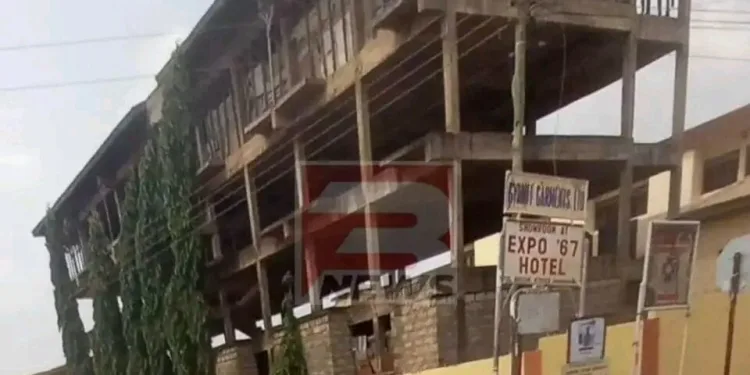 Collapsed New Town building abandoned GETFund project started in 2012 – Report