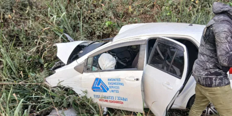 Two women among six injured in head-on collision at Akyem Enyiresi