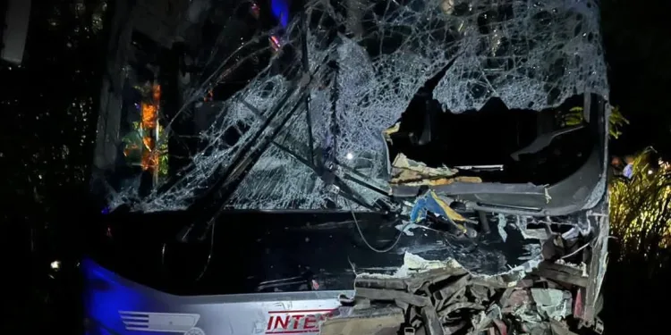 10 injured in pile-up on Konongo-Kumasi highway