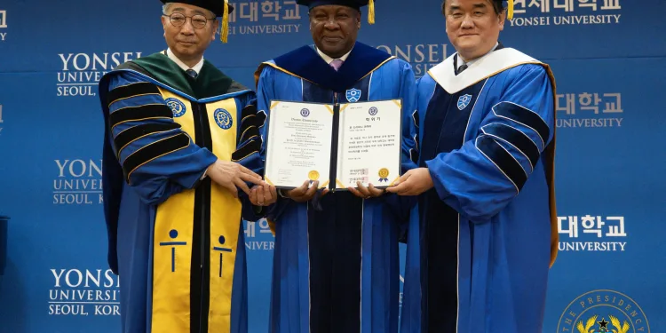 Mahama degree in South Korea