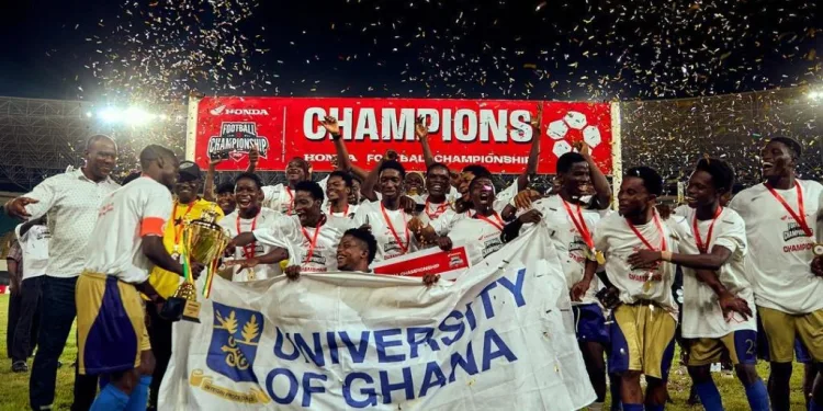 University of Ghana wins 2026 Honda Football Championship