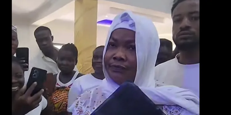 Agradaa makes first appearance in Church