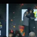 Stonebwoy, Shatta Wale share rare hug at Black Stars fundraiser