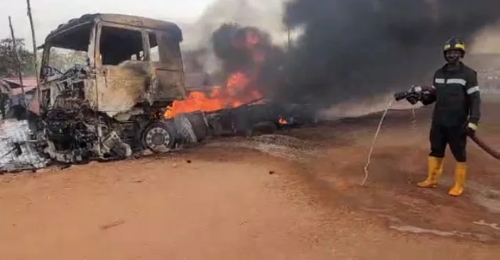 Fuel tanker explosion