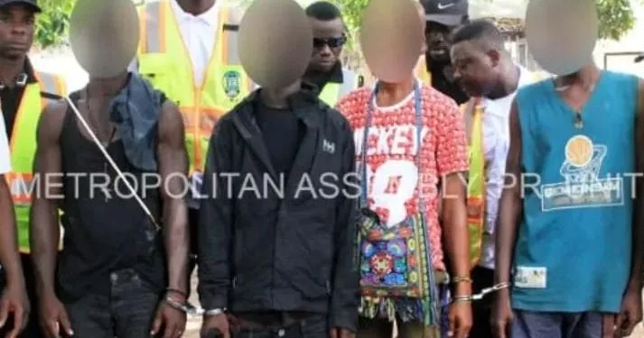KMA arrests suspected illegal drug peddlers at Ashtown