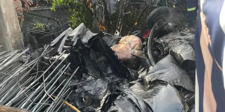 Two perish in helicopter crash at Tema Community 1