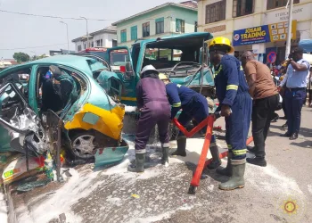 GNFS rescues four accident victims at Kotokuraba
