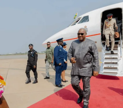 President Mahama embarks on working visit to Korea