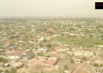 Aerial view of Ashalaja community