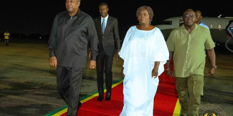 Mahama arrives in Ghana following United Nations victory on reparations resolution