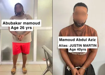 Police arrest two suspects over jewellery shop robbery at Dzorwulu