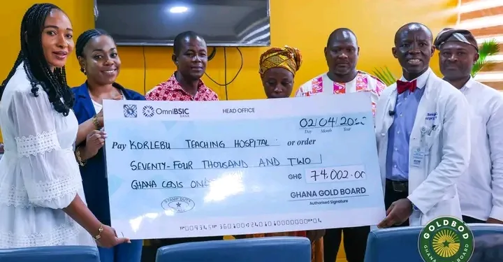 GoldBod pays GHS81.9K for surgeries of two children at Korle Bu