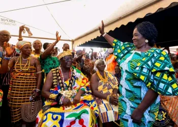 Vice President graces Tortsogbeza Festival at Sokpoe Traditional Area