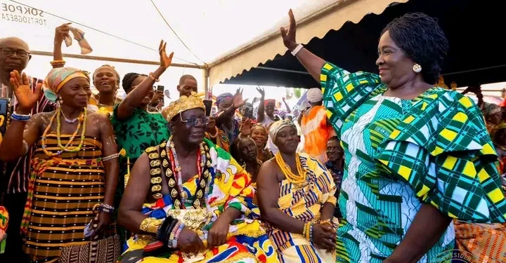 Vice President graces Tortsogbeza Festival at Sokpoe Traditional Area