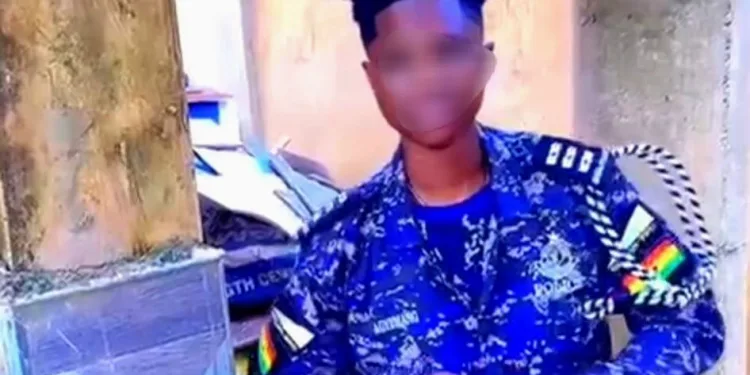 Suspect arrested over viral video in Police uniform