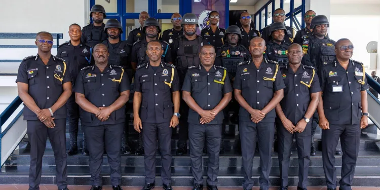 IGP promotes 7 officers for averting armed robbery in Tema