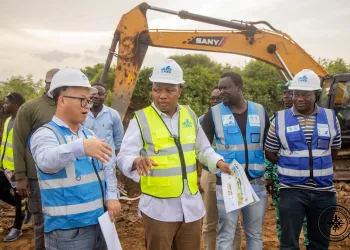 Okudzeto Ablakwa inspects ongoing road projects in North Tongu