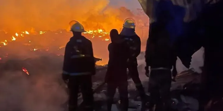 Kumasi: Fire destroys 226 structures at ‘Dagomba Line’