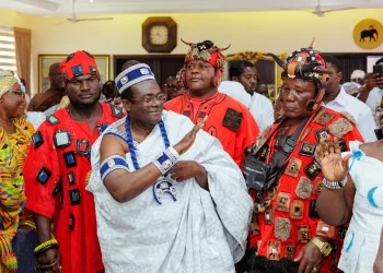 Prophet Nakoa Nazareth expresses gratitude to Ga Mantse for distinguished honour
