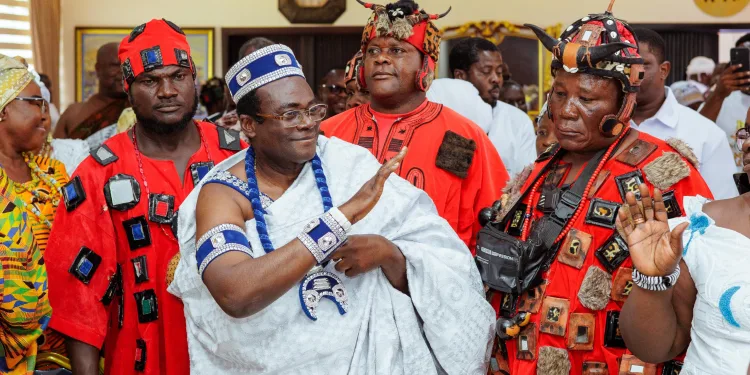 Prophet Nakoa Nazareth expresses gratitude to Ga Mantse for distinguished honour