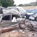 Tanker carrying 54,000 litres of petrol crashes into vehicles at garage in Kumasi